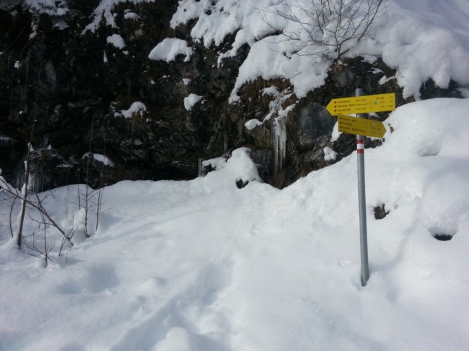 Hier brauchte ich dann die Schneeschuhe... (Foto: hikekarin.com)