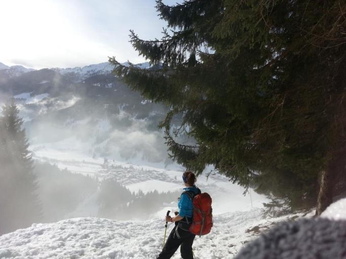 Verschnaufen mit Aussicht auf Kleinarl (Foto: Hikekarin.com)