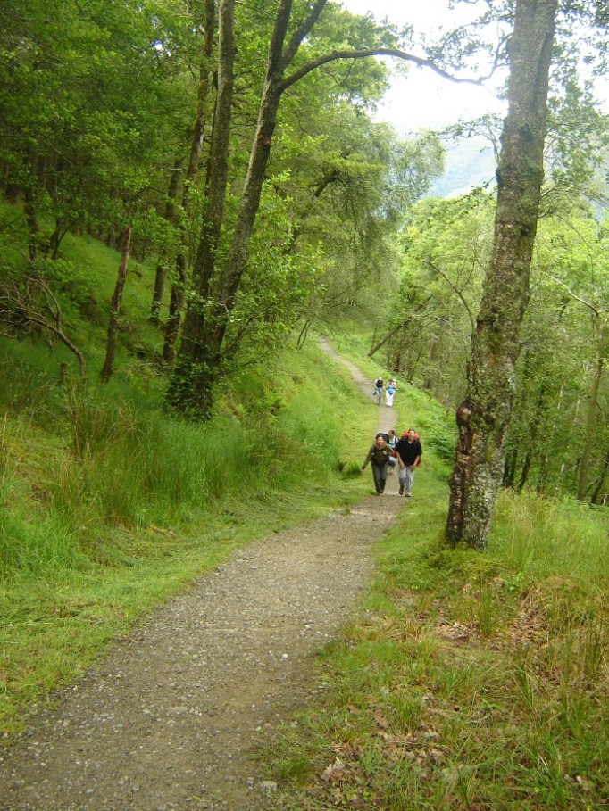 ... und traf nette Wandersleut (Foto: Hikekarin.com)
