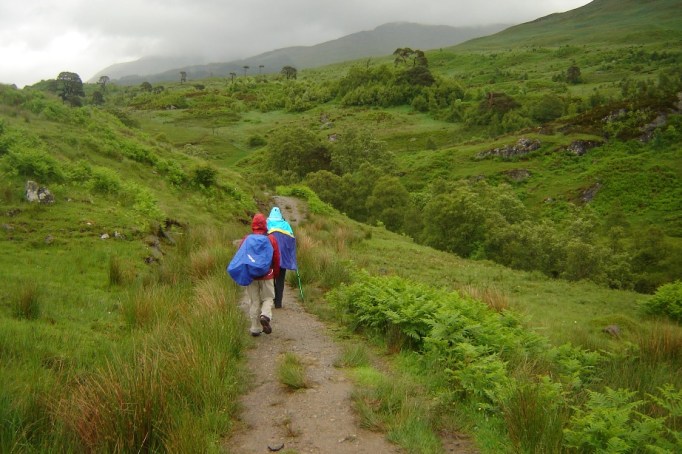 Der Regen machte uns nichts aus, dafür war es viel zu schön hier (Foto: Hikekarin.com)