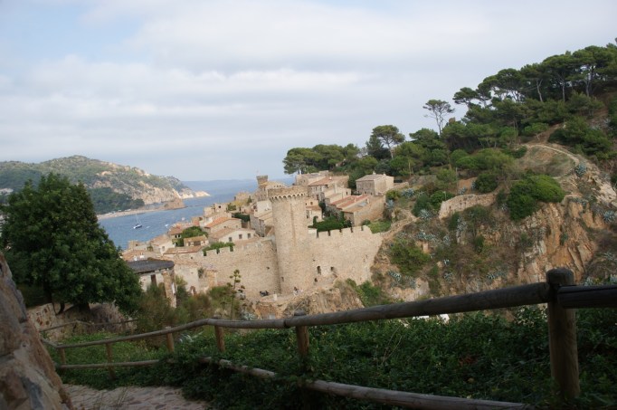 Blick vom Camin auf Tossa de Mar