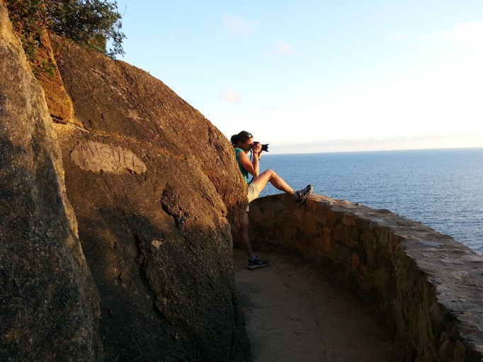 Wäre da keine Mauer, würde ich da nicht stehen (Foto: Hikekarin.com)