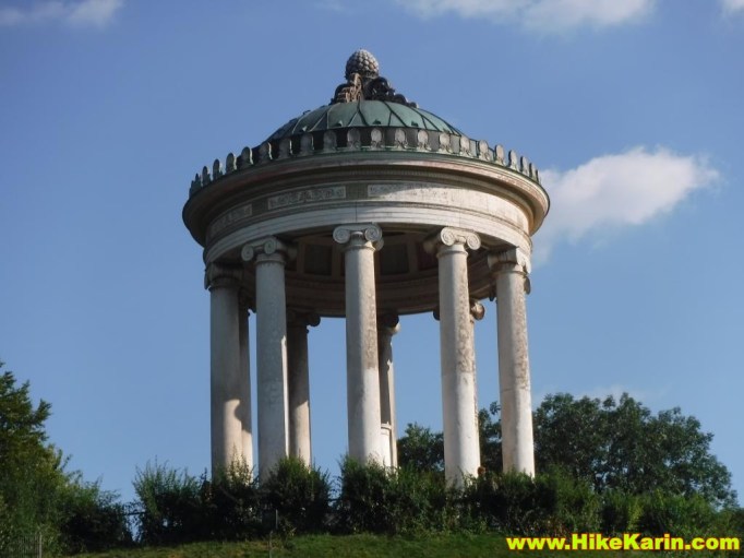 Griechischer Tempel im Englischen Garten von München