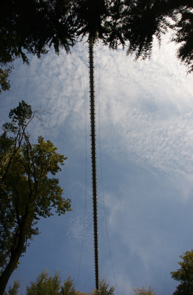 Von unten sieht es echt hoch aus